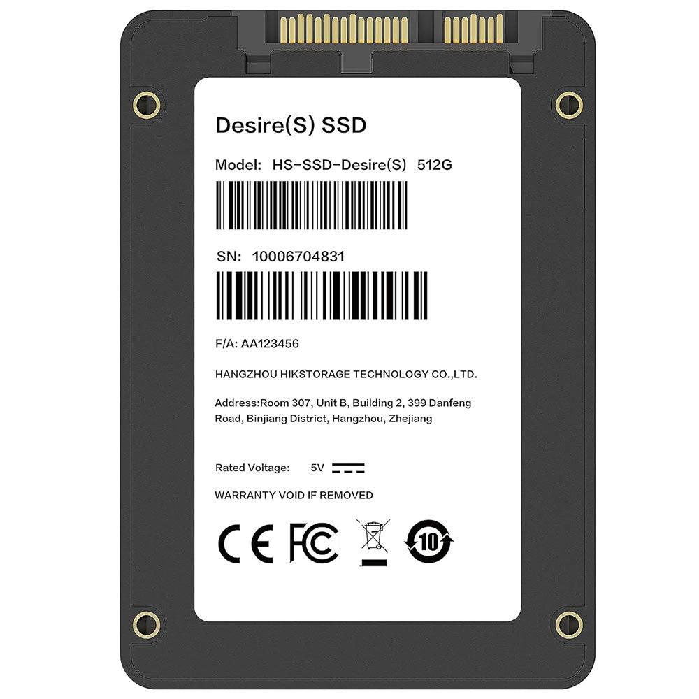 هارد درايف SSD هيكفيجن 512 جيجابايت ساتا 2.5 بوصة داخلي Desire