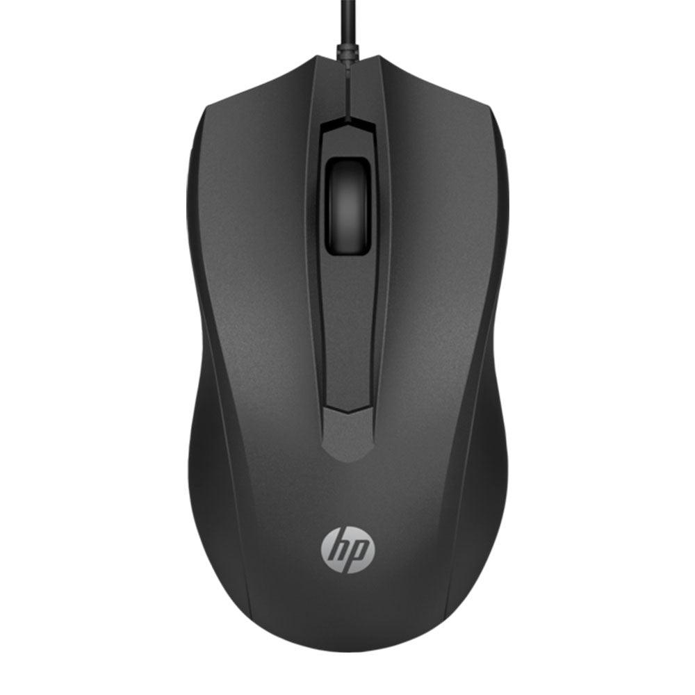 HP 100 Wired Mouse 1600Dpi - Kimo Store