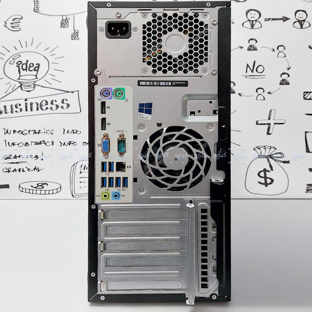 كمبيوتر تاور اتش بي EliteDesk 800 G2 (انتل كور i5-6500 - رام 8 جيجابايت DDR4 - بدون هارد - انتل HD جرافيكس) استعمال خارج