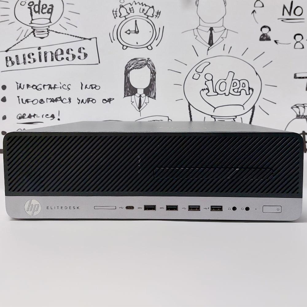 كمبيوتر ديسك توب اتش بي EliteDesk 800 G3 SFF رام 8 جيجابايت DDR4 - انتل HD جرافيكس