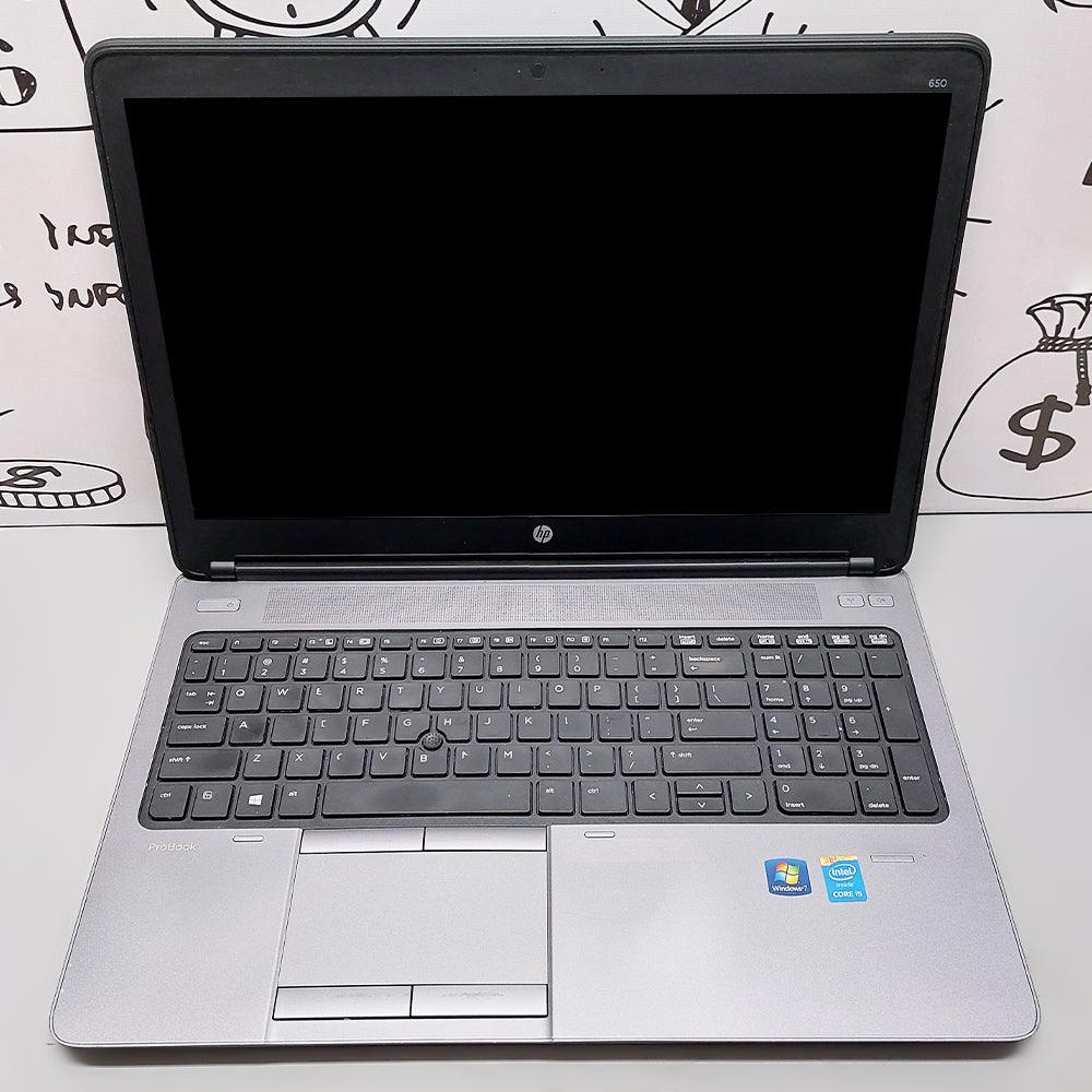 HP ProBook 650 G1 Laptop (Intel Core i7-4600M - 8GB DDR3 - SSD 256GB - AMD Radeon HD 8700M 1GB - 15.6 Inch HD - Cam - DVD RW) Original Used - Kimo Store