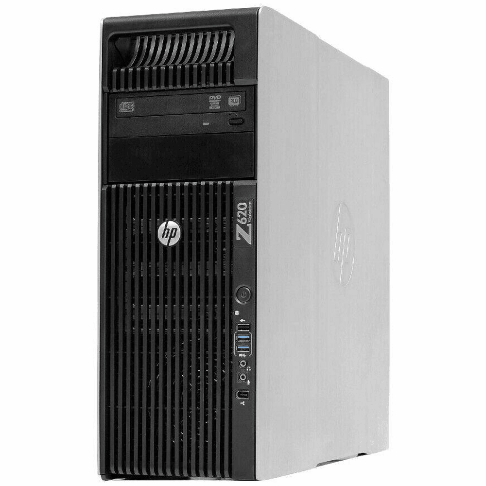 HP Z620 Tower Workstation (Intel Xeon E5-1603 - 8GB DDR3 - No Hard - AMD Radeon HD 5450 1GB - DVD RW) Original Used