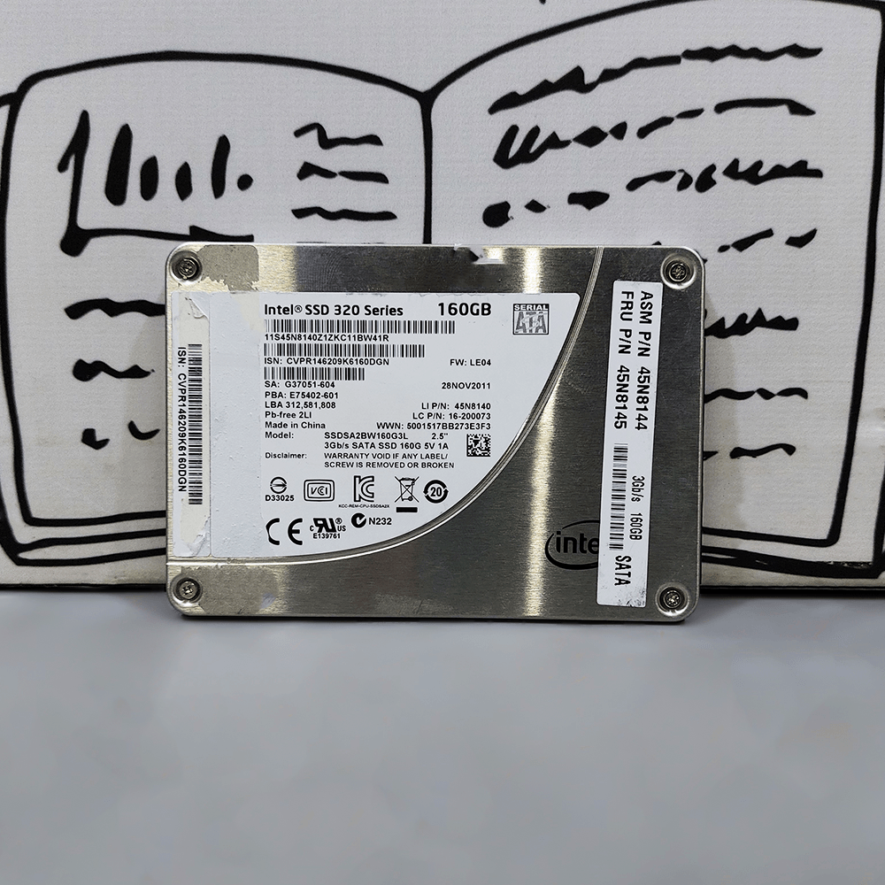 Intel 320 Series 160GB SATA 2.5 Inch Internal SSD (Original Used) - Kimo Store