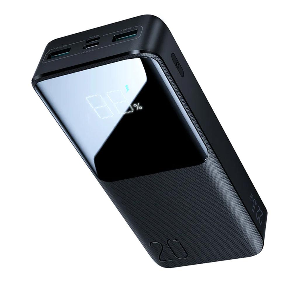 Joyroom JR-QP192 Power Bank 2x USB + Type-C + Micro 22.5W Fast Charging 20000mAh - Black
