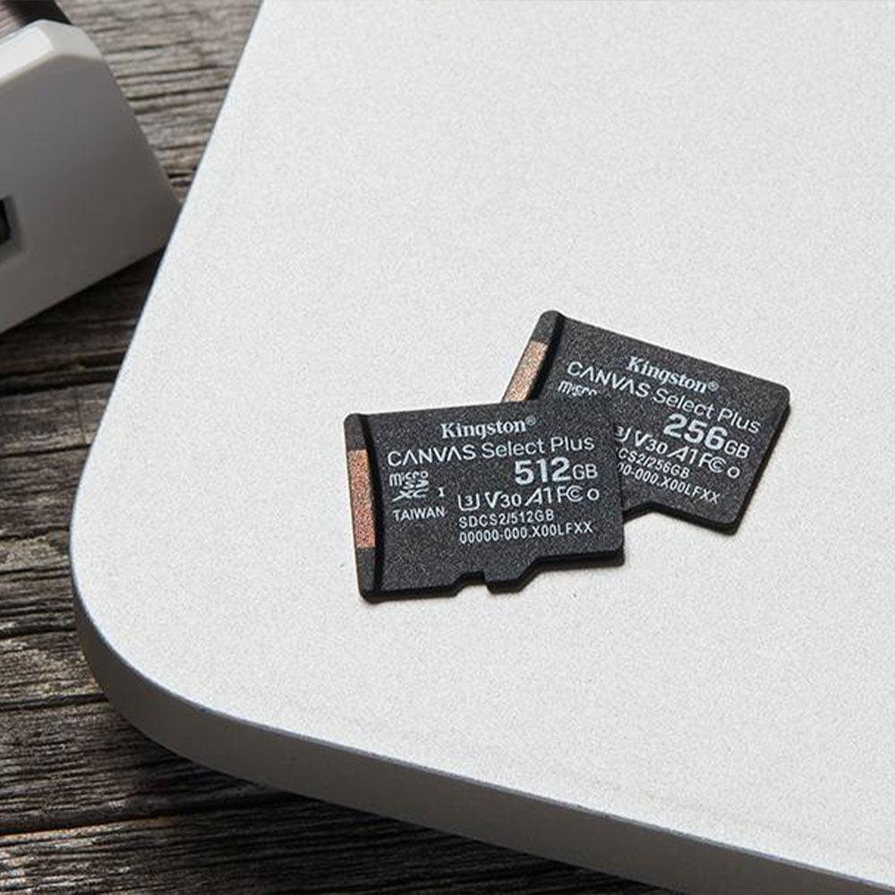 ميمورى كارد كينجستون 256 جيجابايت Canvas Select Plus