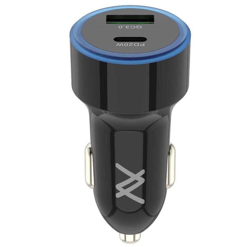 Lavvento MP328 Ultra-Fast Car Charger PD Type-C + QC3.0 USB
