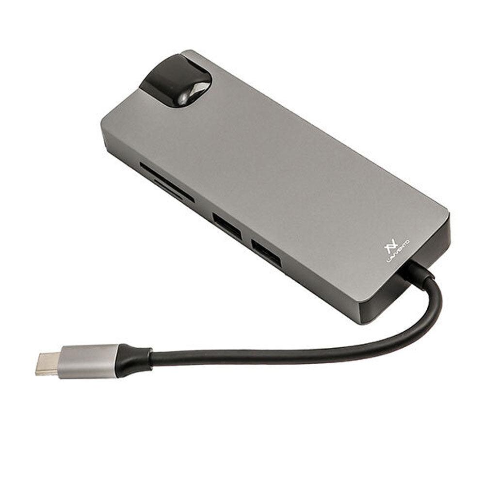 Lavvento-US017-8In1-Type-C-To-HDMI_-VGA_PD-Type-C_2USB-3.0_-SD-TF-Card_-RJ45-HUB-4K-Converter-6