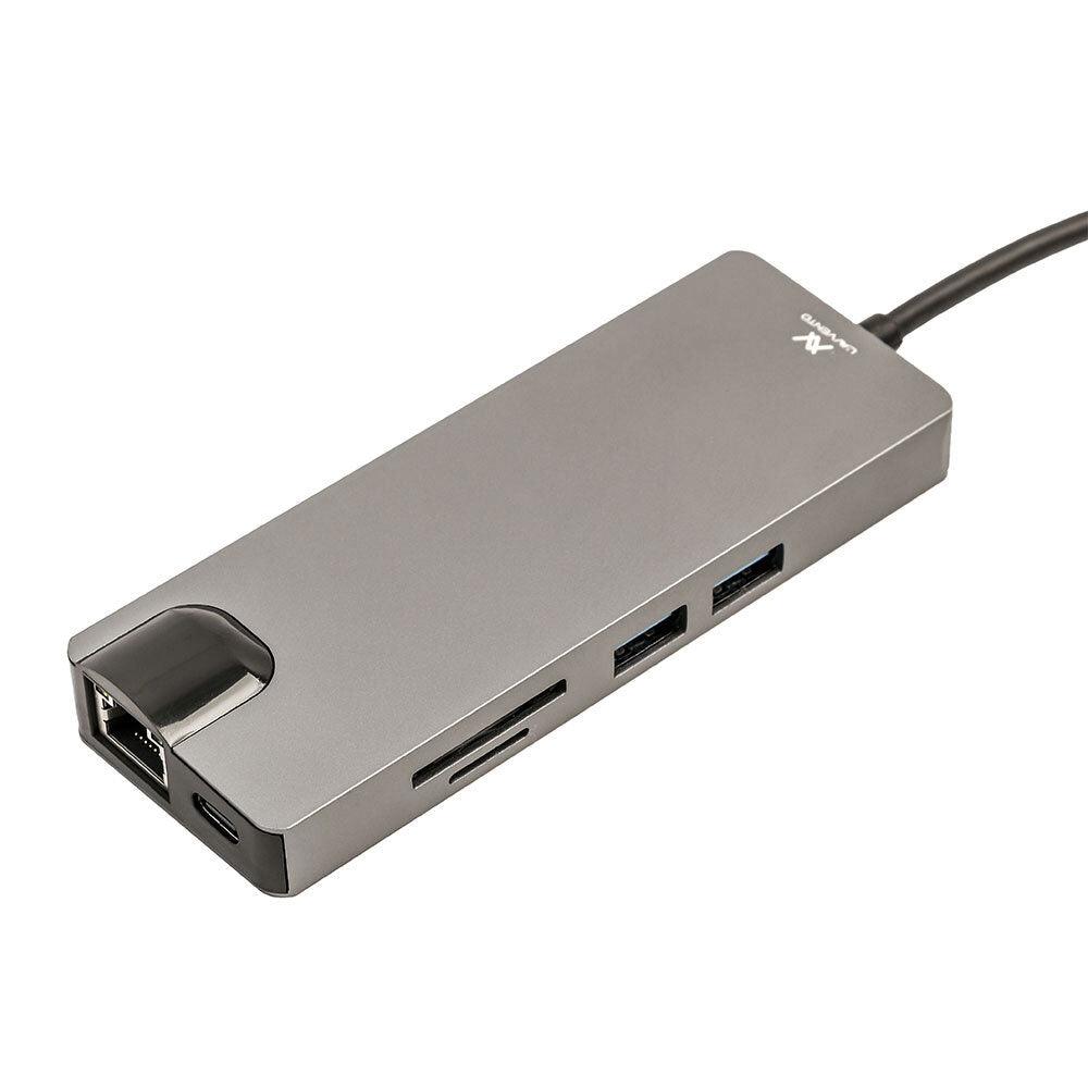 Lavvento-US017-8In1-Type-C-To-HDMI_-VGA_PD-Type-C_2USB-3.0_-SD-TF-Card_-RJ45-HUB-4K-Converter-3