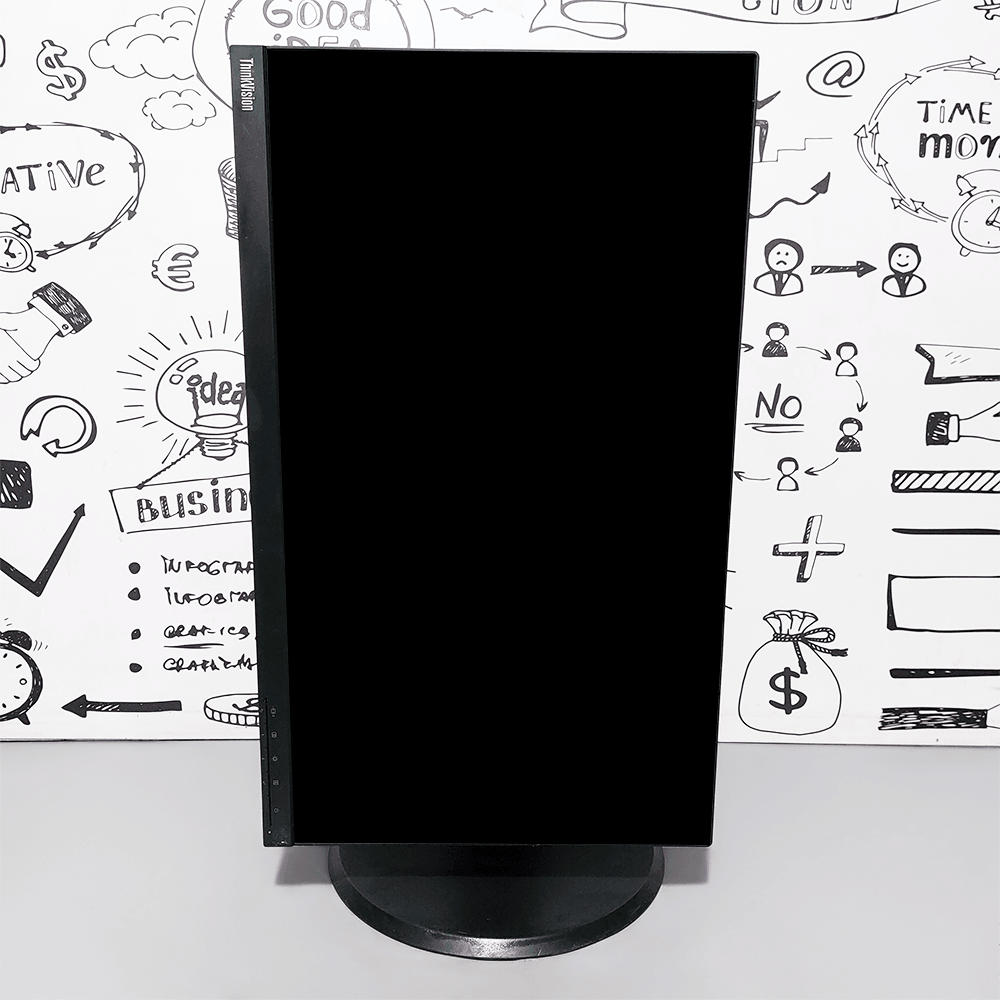 Lenovo ThinkVision T24i-20 24 Inch IPS WLED FHD HDMI Frameless Monitor (Grade A) Original Used - Kimo Store