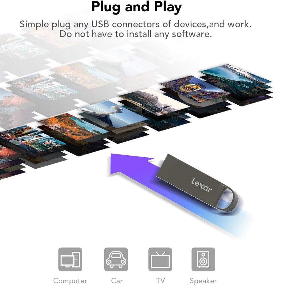 فلاش ميموري ليكسار 32 جيجابايت JumpDrive E21