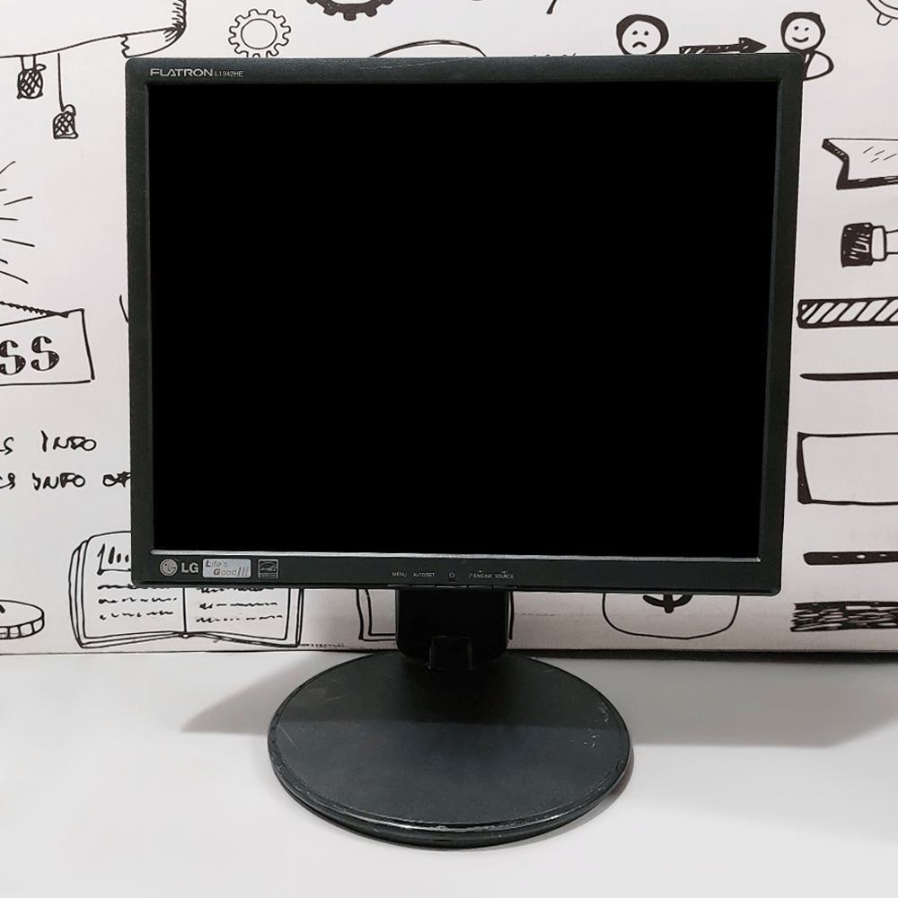 LG L1942HE 19 Inch LED Monitor (Grade A) Original Used - Kimo Store