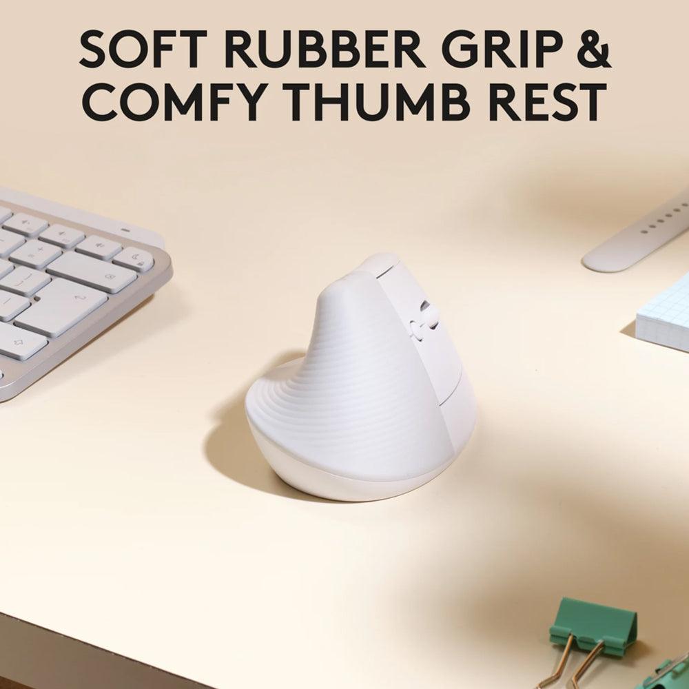 Logitech Lift Vertical Ergonomic Bluetooth Wireless Mouse 4000Dpi - Kimo Store