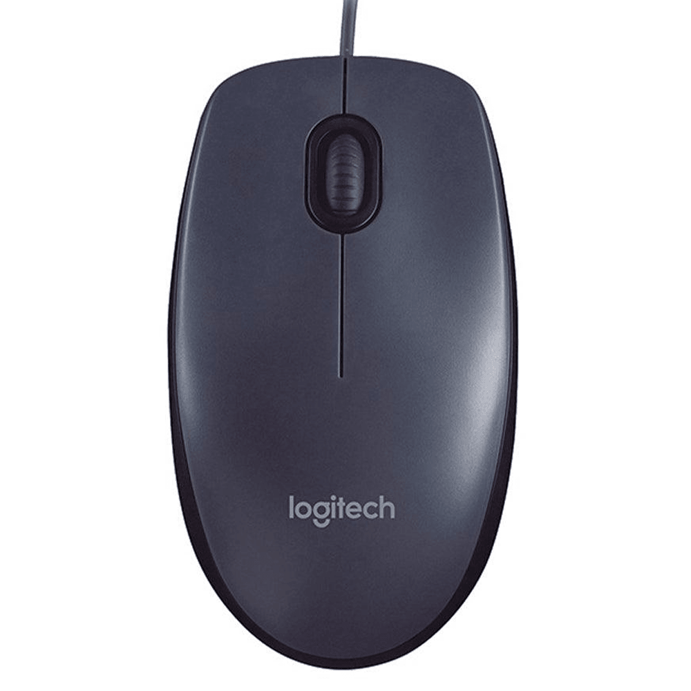 Logitech M90 Wired Mouse 1000Dpi - Gray