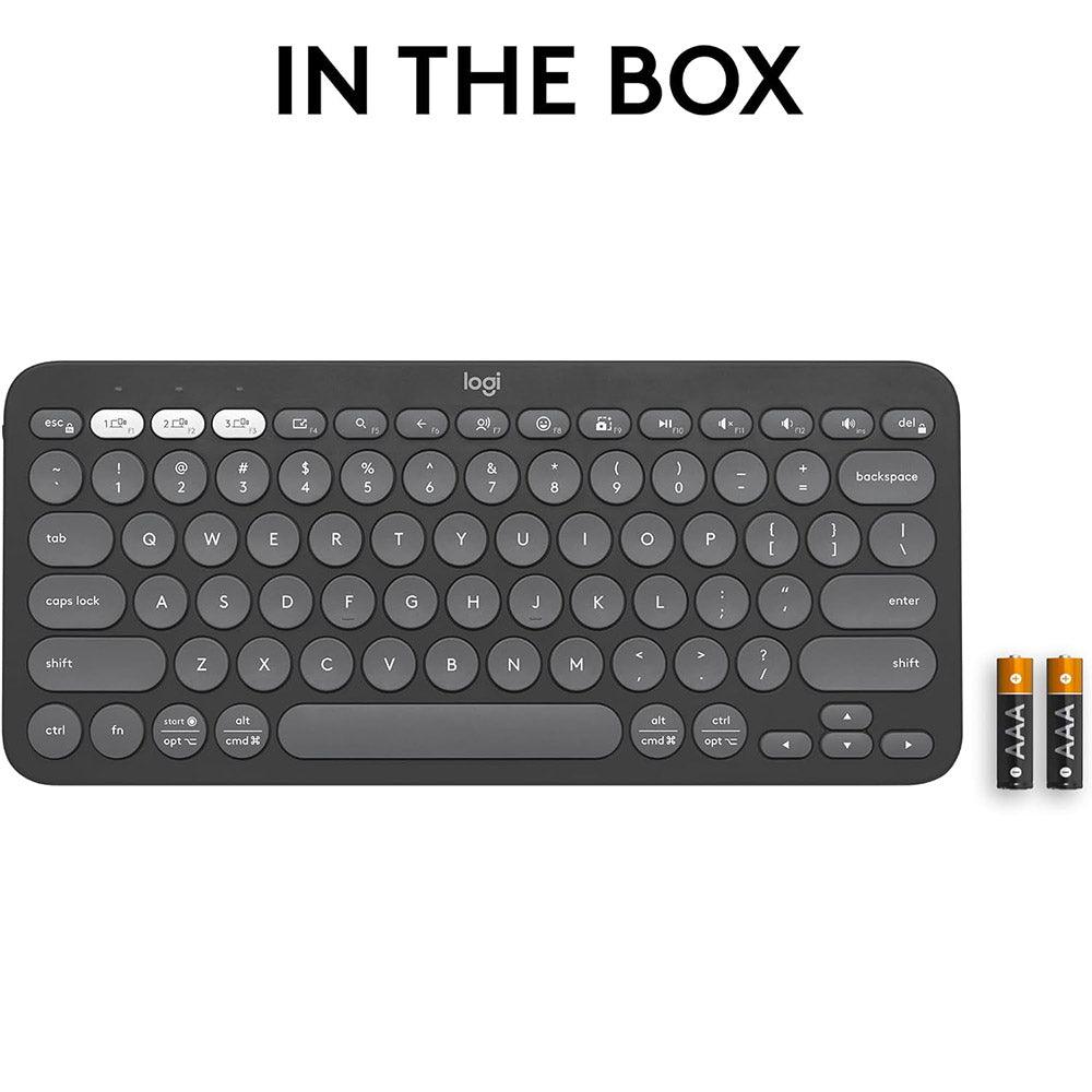 كيبورد لوجيتك Pebble Keys 2 K380S لاسلكي إنجليزي وعربي