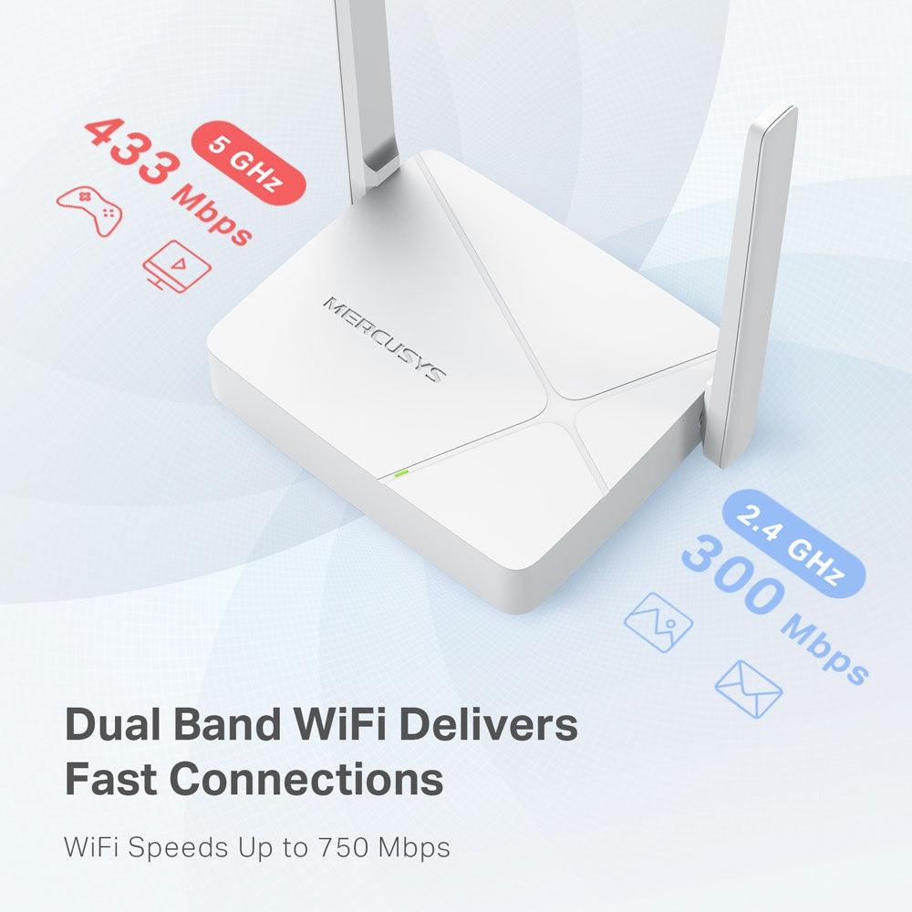 Mercusys MR20 Access Point 3 Port 2 Antenna 750Mbps - Kimo Store