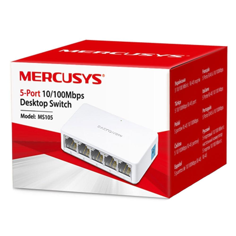 Mercusys MS105 Unmanaged Desktop Switch 5 Ports 10/100Mbps - Kimo Store