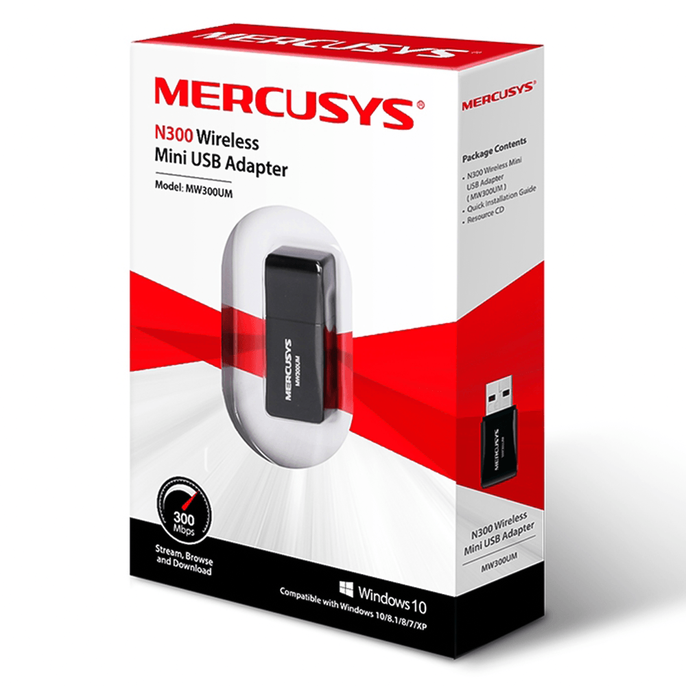 Mercusys MW300UM Wireless USB Adapter 300Mbps - Kimo Store