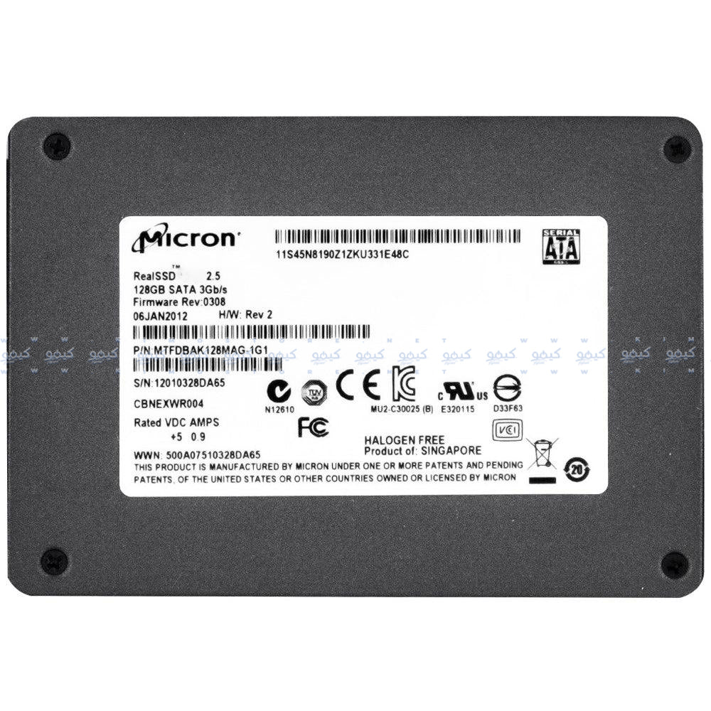 هارد درايف ميكرون 128 جيجابايت ساتا 2.5 بوصة M600 داخلي SSD (استعمال خارج)