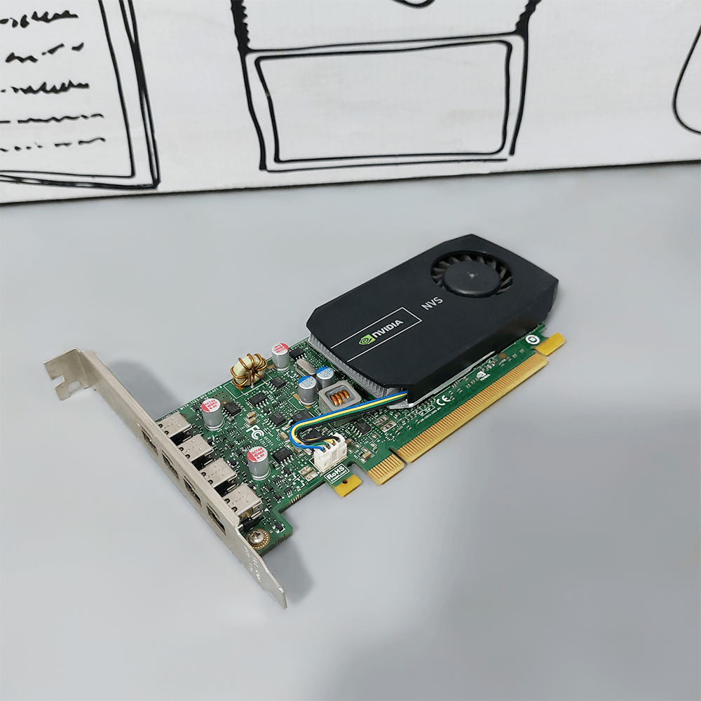 Nvidia Quadro NVS 510 2GB GDDR3 Graphics Card (Original Used)
