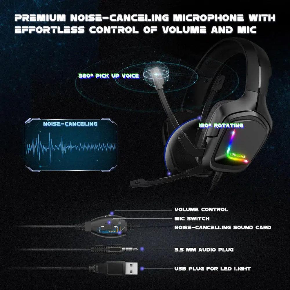 Onikuma K20 Gaming Headset - Kimo Store