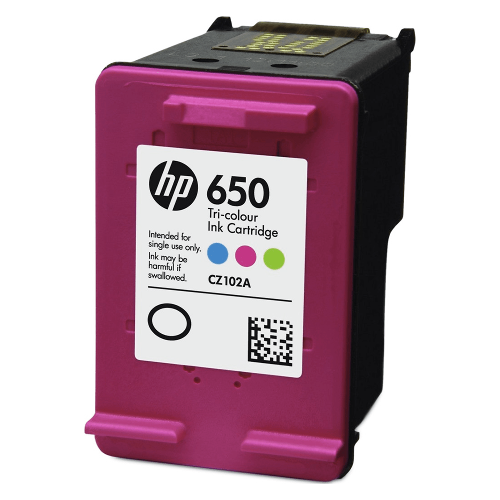 Pack of 2 HP 650 Original Ink Cartridge Set Black & Tri Colour - Kimo Store