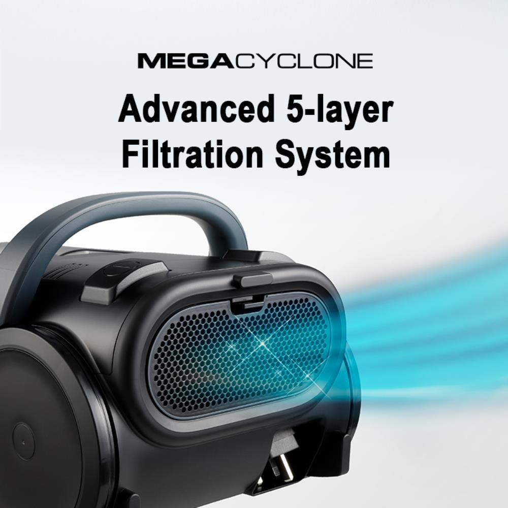 مكنسة كهربائية باناسونيك بدون كيس 2.2 لتر 1600 وات