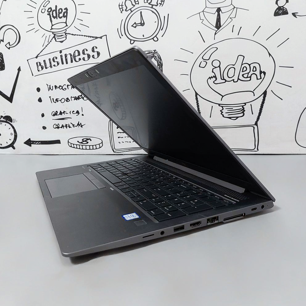 HP ZBook 15U G6 Laptop (Intel Core i5-8265U - 8GB DDR4 - M.2 256GB - AMD Radeon Pro WX 3200 4GB - 15.6 Inch FHD - Cam) Original Used