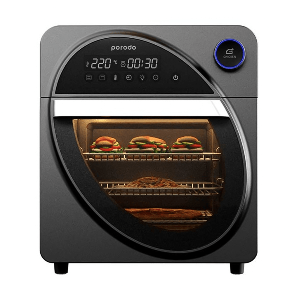 Porodo Lifestyle Dual Mode Touch Control Air Fryer & Oven 14.5L 1700W - Kimo Store