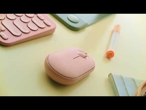 كيبورد + ماوس لوجيتك لاسلكي بلوتوث كومبو إنجليزي وعربي Pebble 2