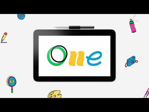 Wacom One 13 DTH134W0B Touch Pen Display 13.3 Inch - White
