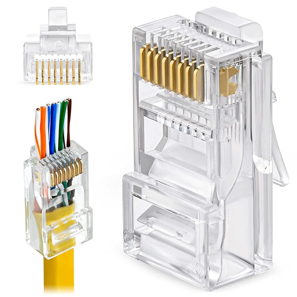 Root Passthrough RJ45 Cat6 (100 Pcs)
