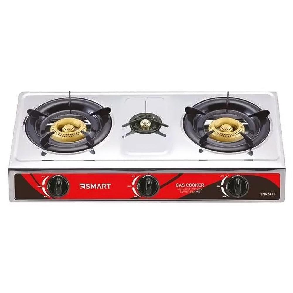S Smart Table Gas Cooker SGK518S 3 Burners
