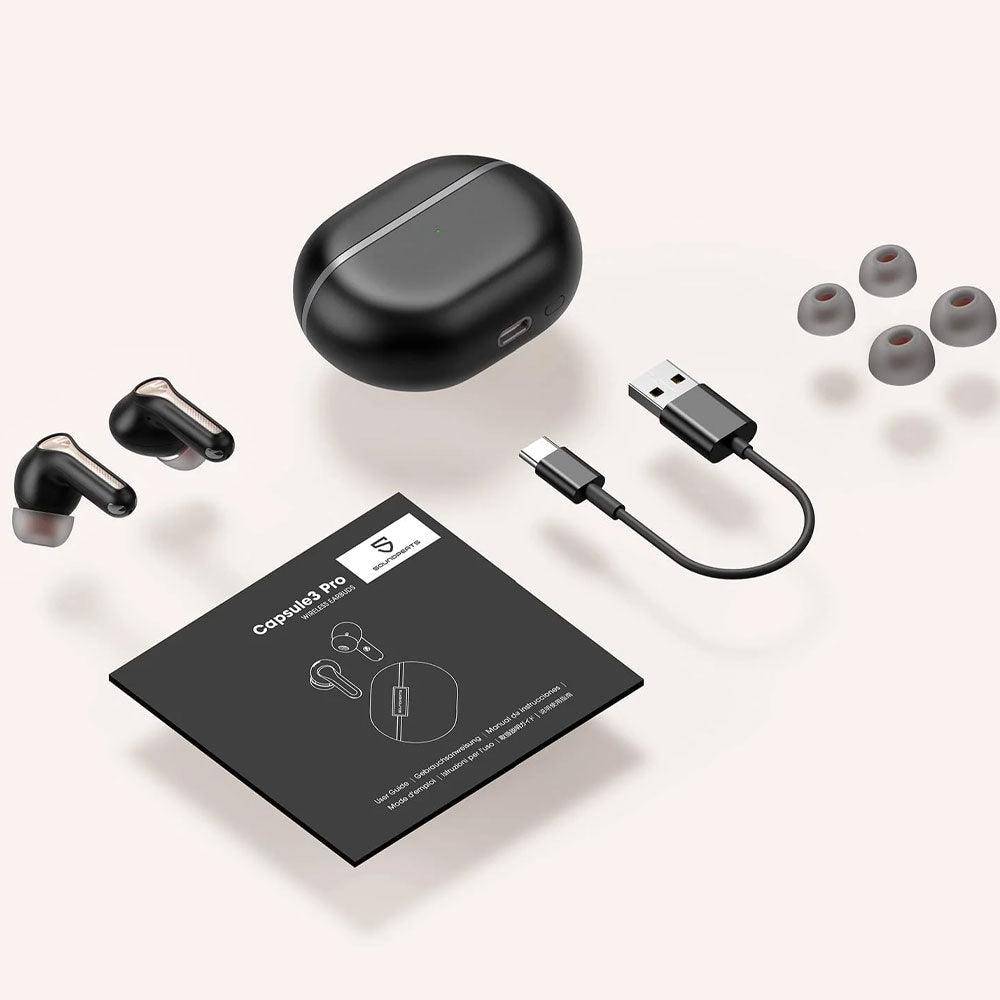 SoundPeats Capsule3 Pro Earbuds - Black - Kimo Store