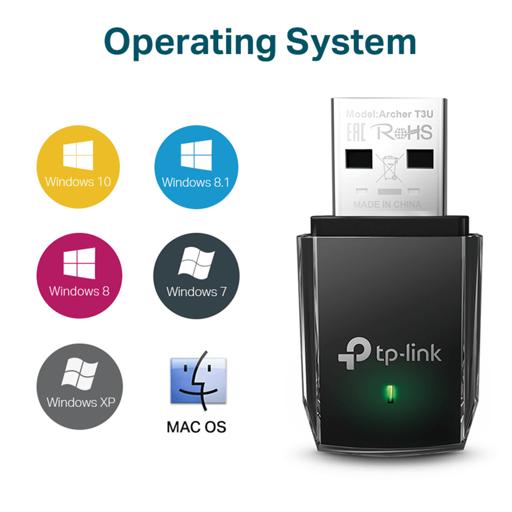 TP-Link Archer T3U Wireless USB Adapter 1300Mbps - Kimo Store