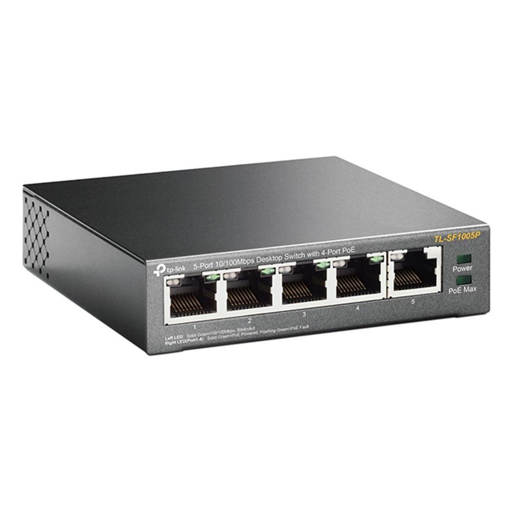 PoE Switch 5 Port 10/100Mbps