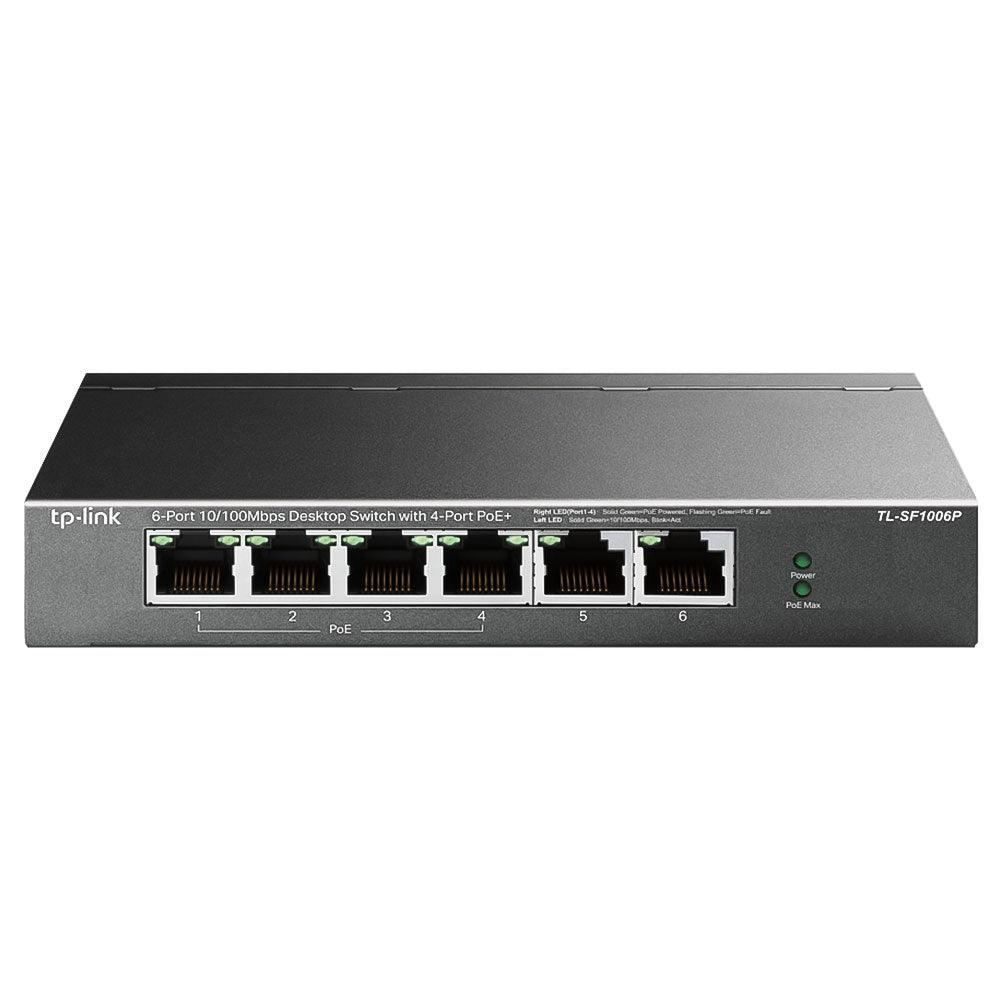 TP-Link TL-SF1006P Unmanaged Desktop PoE Switch 6 Port 10/100Mbps