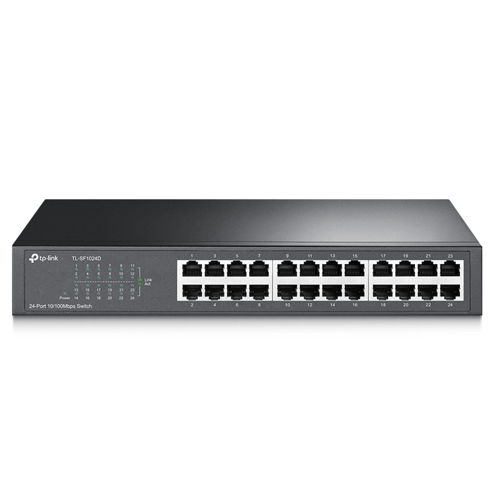TP-Link TL-SF1024D Unmanaged Rackmount Switch 24 Port 10/100Mbps - Kimo Store