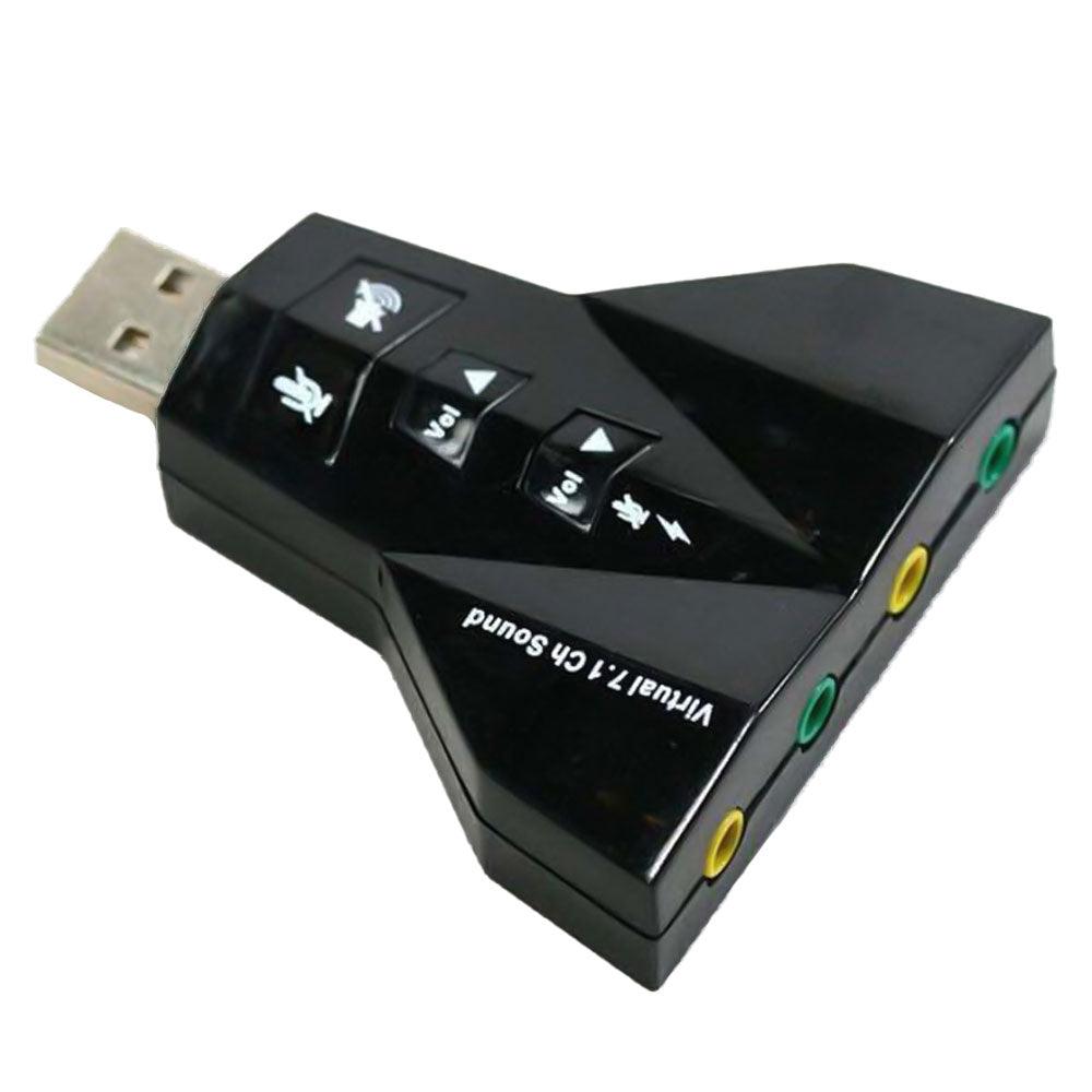 USB Sound Card Plane 7.1Ch 