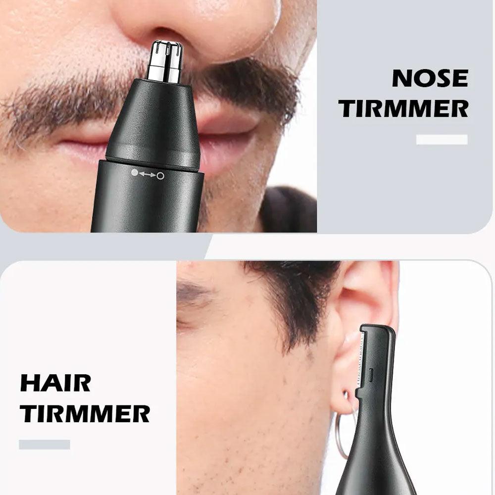 ماكينة تشذيب شعر الأنف والشعر 2 في 1 في جي ار بروفيشنال V-613
