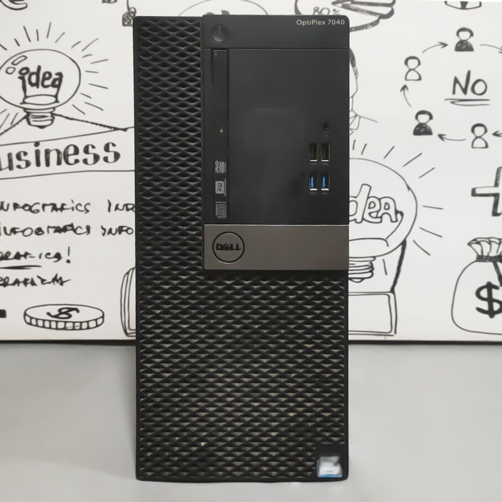 Dell OptiPlex 7040 Tower PC (Intel Core i5-6500 - 8GB DDR4 - No Hard - Intel HD Graphics) Original Used