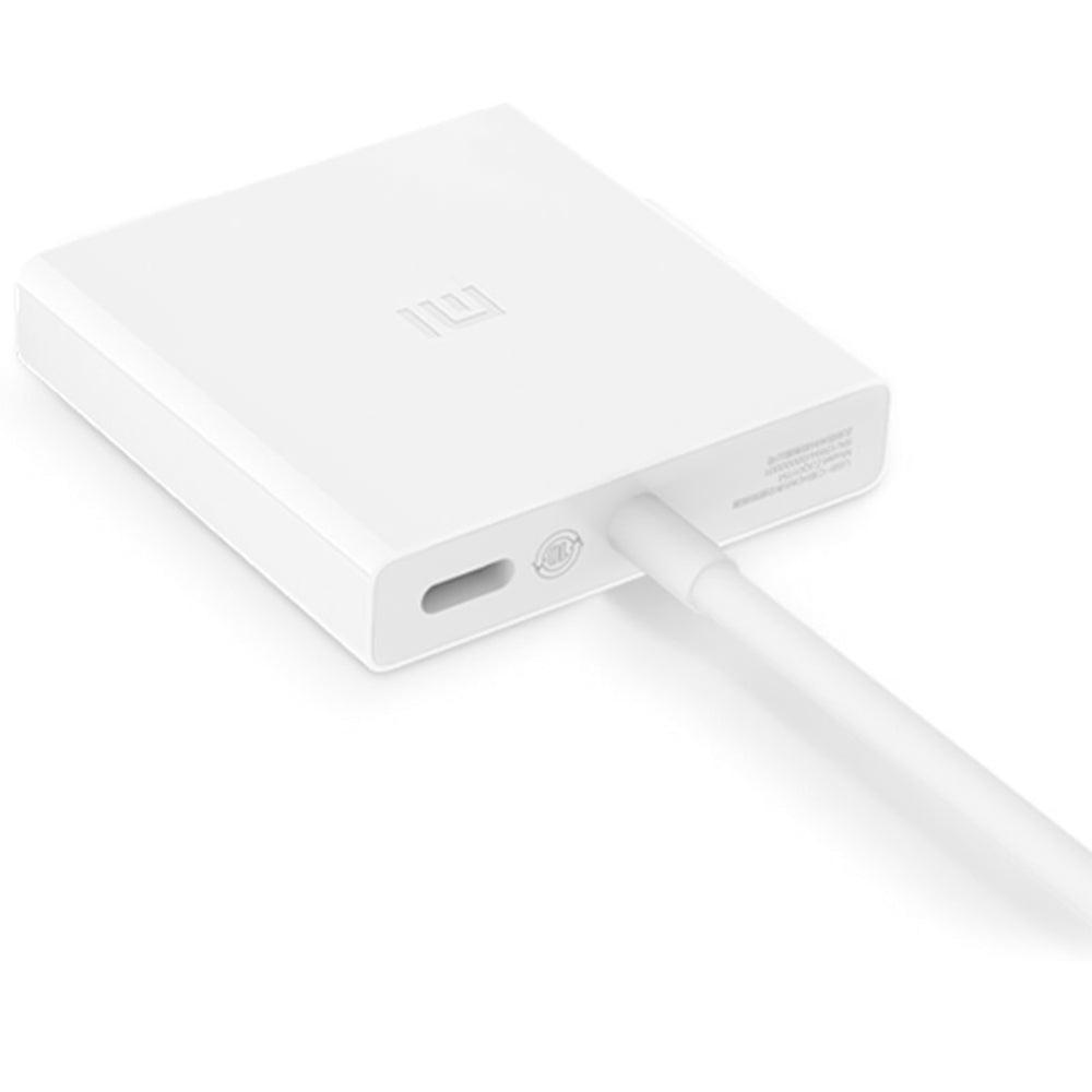 محول شاومي بمنفذ تايب سي الى منفذ (تايب سي + HDMI + يو اس بي) ZJQ01TM
