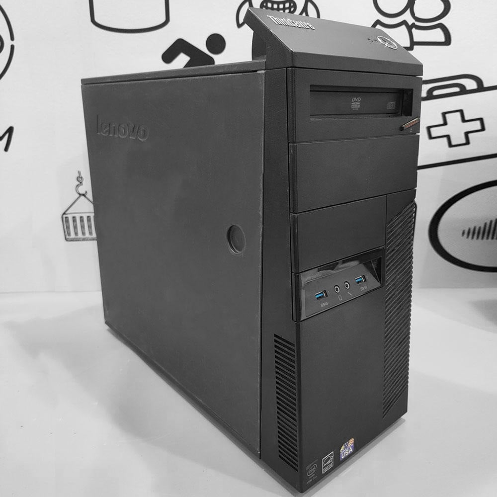 كمبيوتر تاور لينوفو THINKCENTRE M93 (انتل كور I5-3470 - رام 4 جيجابايت DDR3 - انتل HD جرافيكس - DVD RW) استعمال خارج