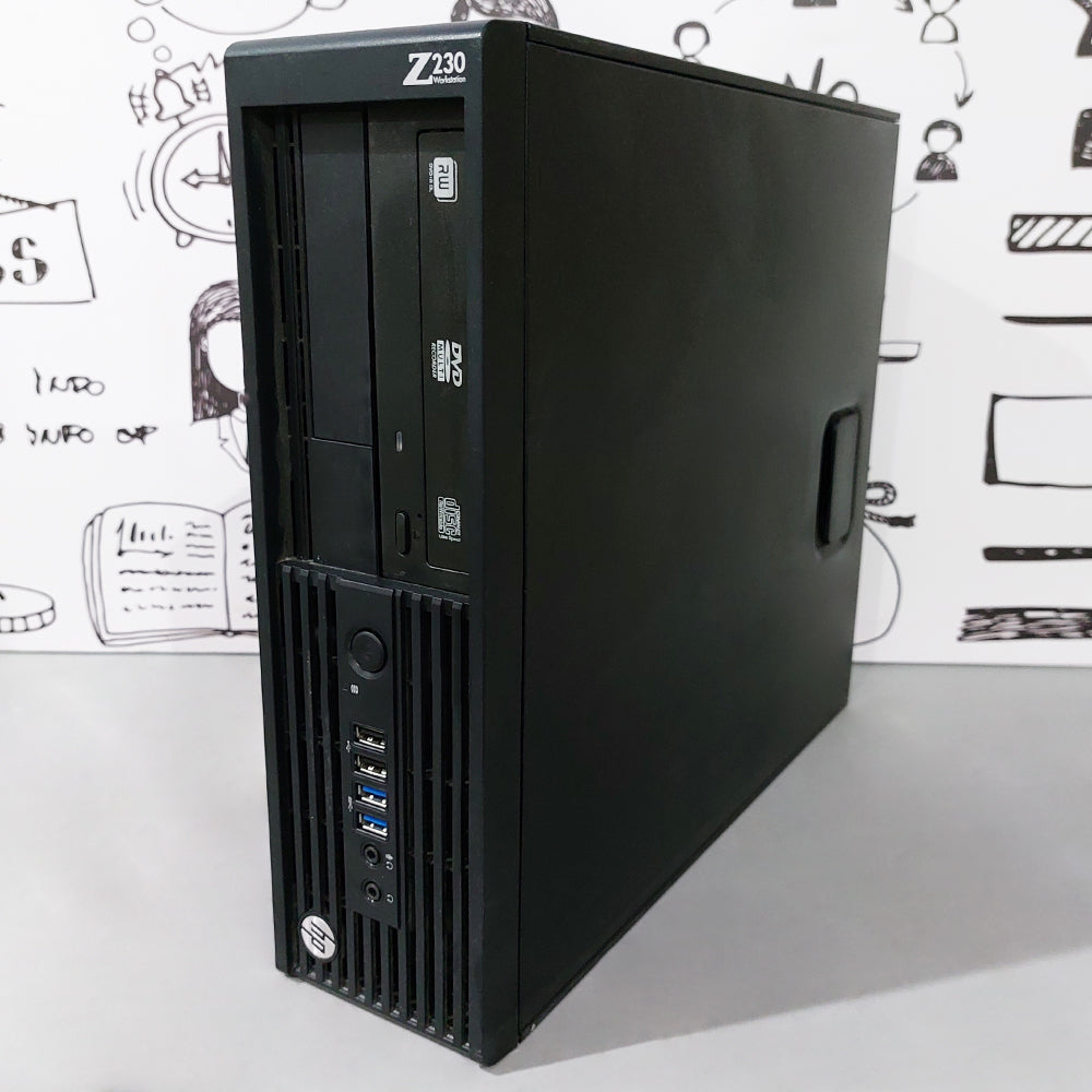 HP Z230 Desktop Workstation (Intel Core i5-4570 - 4GB DDR3 - No Hard - Intel HD Graphics - DVD RW) Original Used