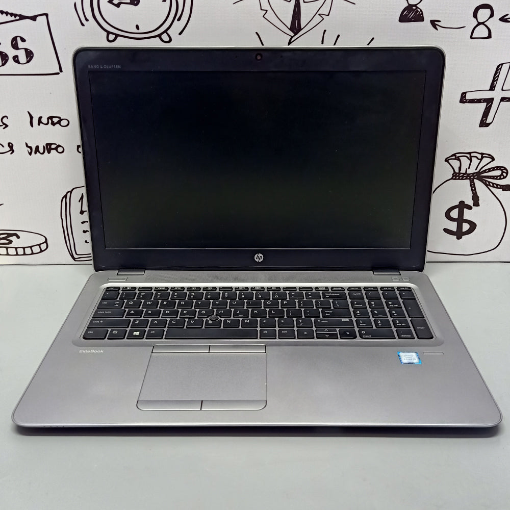 HP EliteBook 850 G3 Laptop (Intel Core i5-6200U - 8GB DDR4 - HDD 500GB + SSD 128GB - Intel HD Graphics - 15.6 Inch HD - Cam) Original Used
