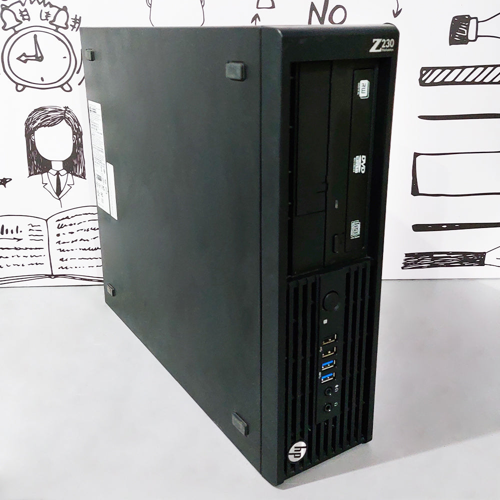 HP Z230 Desktop Workstation (Intel Core i5-4570 - 4GB DDR3 - No Hard - Intel HD Graphics - DVD RW) Original Used