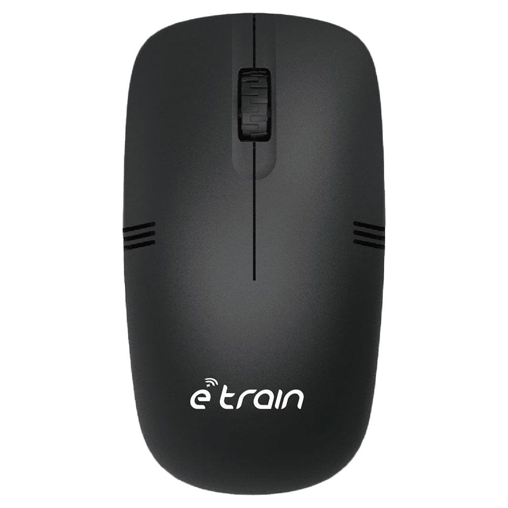 E-TrainMO10BWirelessMouse1200Dpi-Black