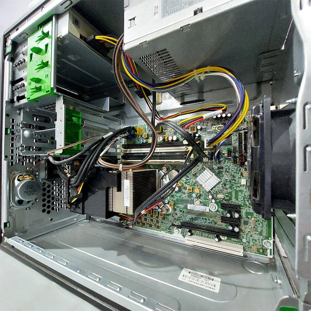 HP Compaq 6200 Tower PC (Intel Core i3-2100 - 4GB DDR3 - No Hard - Intel HD Graphics - DVD RW) Original Used - Kimo Store