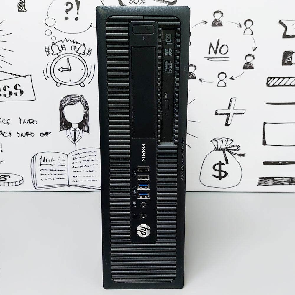 HP ProDesk 600 G1 Desktop PC (Intel Core i3-4130 - 4GB DDR3 - No Hard - Intel HD Graphics - DVD RW) Original Used - Kimo Store
