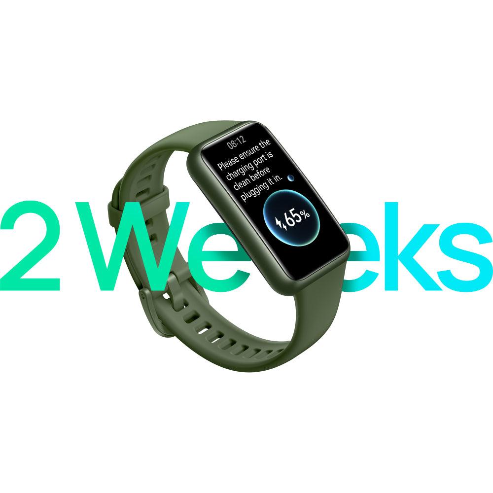 Huawei Band 7 Green Silicone Strap