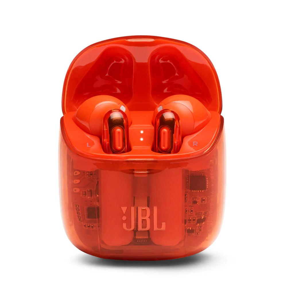 JBL Tune 225TWS Ghost Edition True Wireless Earbuds - Orange